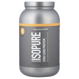 Isopure, Zero Carb Protein Powder, Vanilla Salted Caramel, 3 lb (1.36 kg)