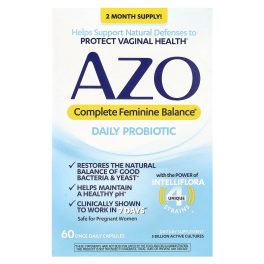 AZO, Complete Feminine Balance®, Daily Probiotic, 60 Capsules
