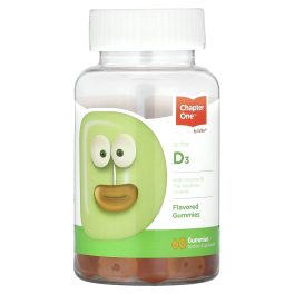 Chapter One, Vitamin D3, 60 Gummies (25 mcg (1,000 IU) Per Gummy)