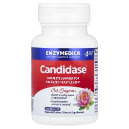 Enzymedica, Candidase, 42 Capsules