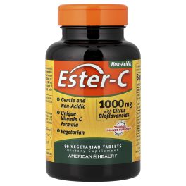 American Health, Ester-C® with Citrus Bioflavonoids, 1,000 mg, 90 Vegetarian Tablets