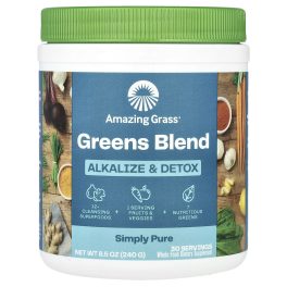 Amazing Grass, Green Blend, Alkalize & Detox, 8.5 oz (240 g)