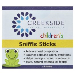 Creekside Natural Therapeutics, Children's Sniffle Sticks, 4 Inhalers