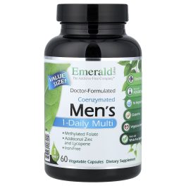 Emerald Laboratories, Coenzymated Men's 1-Daily Multi, 60 Vegetable Capsules
