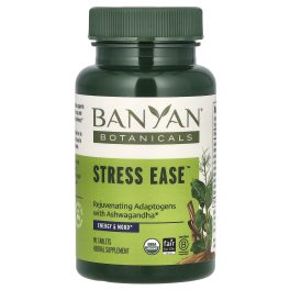 Banyan Botanicals, Stress Ease, 90 Tablets