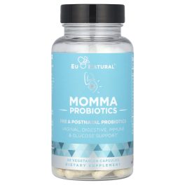 Eu Natural, Momma Probiotics, Pre & Postnatal Probiotics, 30 Vegetarian Capsules