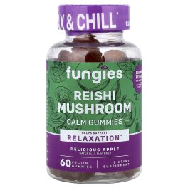 Fungies, Reishi Mushroom Calm Gummies, Delicious Apple, 60 Pectin Gummies