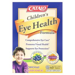 CATALO, Children's Eye Health Formula, Blueberry, 60 Chewable Tablets