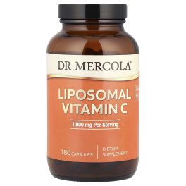Dr. Mercola, Liposomal Vitamin C, 180 Capsules (500 mg Per Capsule)