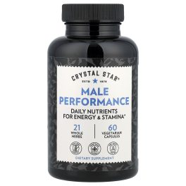 Crystal Star, Male Performance, 60 Vegetarian Capsules