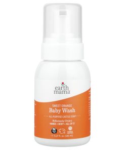 Earth Mama, Baby Wash, Sweet Orange, 6.27 fl oz (185 ml)