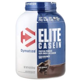 Dymatize, Elite Casein®, Rich Chocolate, 4 lb (1.8 kg)