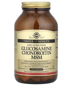 Solgar, Glucosamine Chondroitin MSM, Triple Strength, 120 Tablets