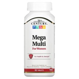 21st Century, Mega Multi for Women, 90 Tablets