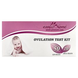 Easy@Home, Ovulation Test Kit, 50 LH Tests, 20 HCG Tests