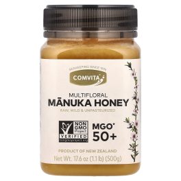 Comvita, Multifloral Manuka Honey, MGO 50+, 17.6 oz (500 g)