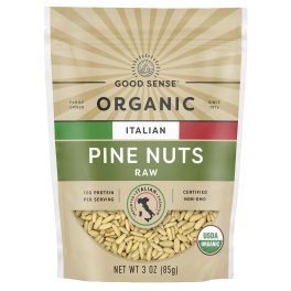 Good Sense, Organic Italian Pine Nuts, Raw, 3 oz (85 g)