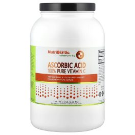 NutriBiotic, Immunity, Ascorbic Acid, 100% Pure Vitamin C, Crystalline Powder, 5 lb (2.26 kg)