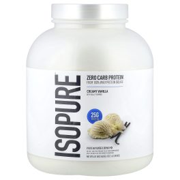 Isopure, Zero Carb Protein Powder, Creamy Vanilla, 4.5 lb (2.04 kg)