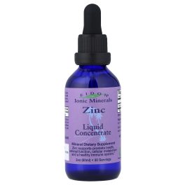 Eidon Ionic Minerals, Ionic Minerals, Zinc, Liquid Concentrate, 2 oz (60 ml)