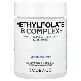 Codeage, Methylfolate B Complex+, 120 Vegetable Capsules