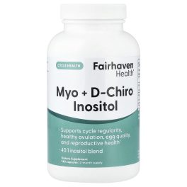 Fairhaven Health, Myo + D-Chiro Inositol, 240 Capsules