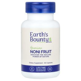 Earth's Bounty, Hawaiian Noni Fruit, 60 Capsules (500 mg per Capsule)