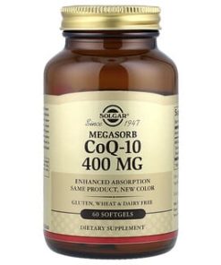 Solgar, Megasorb CoQ-10, 400 mg, 60 Softgels