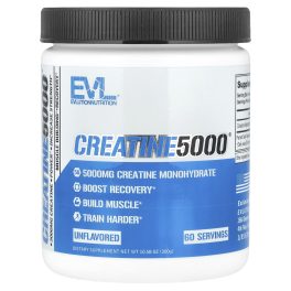 EVLution Nutrition, Creatine5000®, Unflavored, 10.58 oz (300 g)