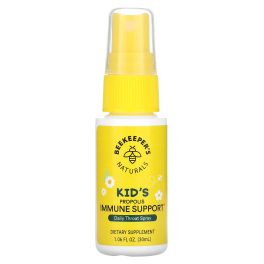 Beekeeper's Naturals, Kids, Propolis Immune Support, Daily Throat Spray, 1 fl oz (30 ml)