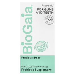 BioGaia, Prodentis, Probiotic Drops, For Gums and Teeth, 200 Million CFU, 0.17 fl oz (5 ml)