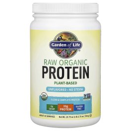Garden of Life, RAW Organic Protein, Unflavored, 1 lb 3.75 oz (560 g)