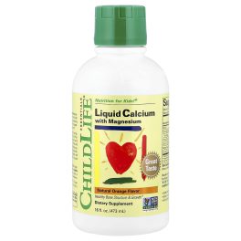 ChildLife Essentials, Essentials, Liquid Calcium with Magnesium, Natural Orange, 16 fl oz (473 ml)