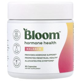 Bloom, Hormone Health, Balance, 90 Capsules