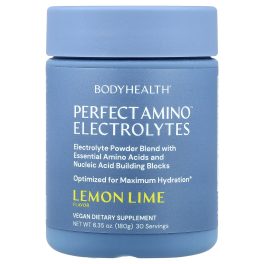 BodyHealth, Perfect Amino™ Electrolytes, Lemon Lime, 6.35 oz (180 g)