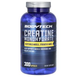 BodyTech, Creatine Monohydrate, 300 Capsules (750 mg per Capsule)