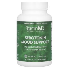 BrainMD, Serotonin Mood Support, 120 Vegan Capsules