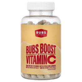 BUBS Naturals, Bubs Boost, Vitamin C, 90 Vegetarian Capsules