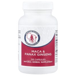 Dairyland Ginseng, Maca & Panax Ginseng, 150 Capsules