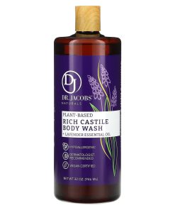 Dr. Jacobs Naturals, Plant-Based Rich Castile Body Wash, Lavender Essential Oil, 32 oz (946 ml)