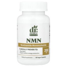 Dr. Murray's, NMN, 200 mg, 60 Vegan Capsules