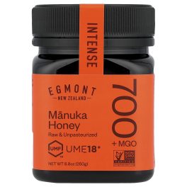 Egmont Honey, Manuka Honey, Raw & Unpasteurized, UMF™ 18+,  MGO 700+, 8.8 oz (250 g)