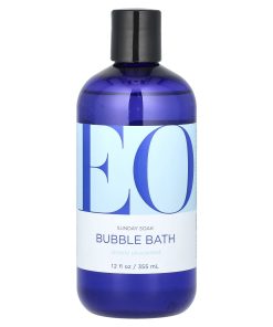 EO Products, Sunday Soak Bubble Bath, Simply Unscented, 12 fl oz (355 ml)