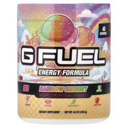 G FUEL, Energy Formula, Rainbow Sherbet, 9.9 oz (280 g)