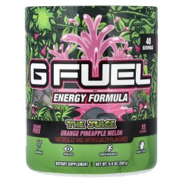 G FUEL, Energy Formula, The Juice, Orange Pineapple Melon, 9.9 oz (280 g)