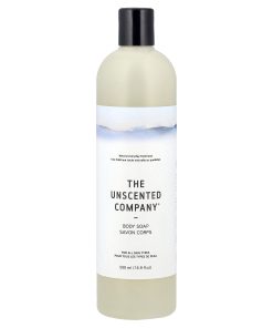 The Unscented Company, Body Soap, For All Skin Types, Fragrance Free, 16.9 fl oz (500 ml)