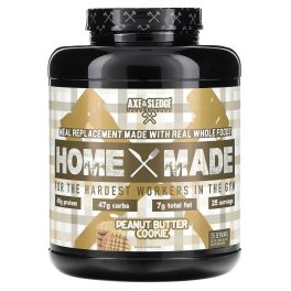 Axe & Sledge Supplements, Home Made, Meal Replacement, Peanut Butter Cookie, 103.17 oz (2,925 g)