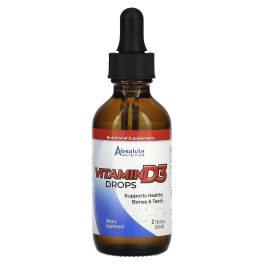 Absolute Nutrition, Vitamin D3 Drops, 5,000 IU, 2 fl oz (60 ml)