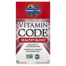 Garden of Life, Vitamin Code®, Healthy Blood™, 60 Vegan Capsules