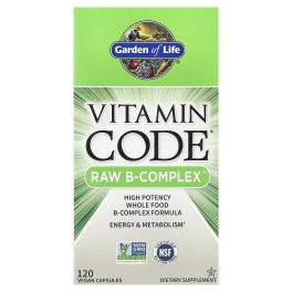 Garden of Life, Vitamin Code®, RAW B-Complex™, 120 Vegan Capsules